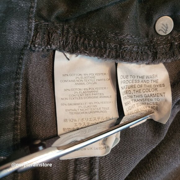 Madewell Jeans 26 S Cali Denim Bootcut Asymmetrical Hem Woodston Wash G9604 - Picture 6 of 14